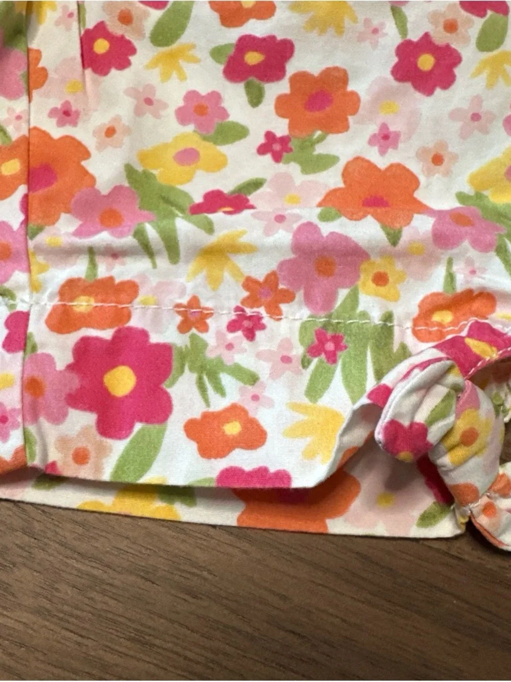 Gymboree Floral Pull-On Pants - Pink, Orange & Green
